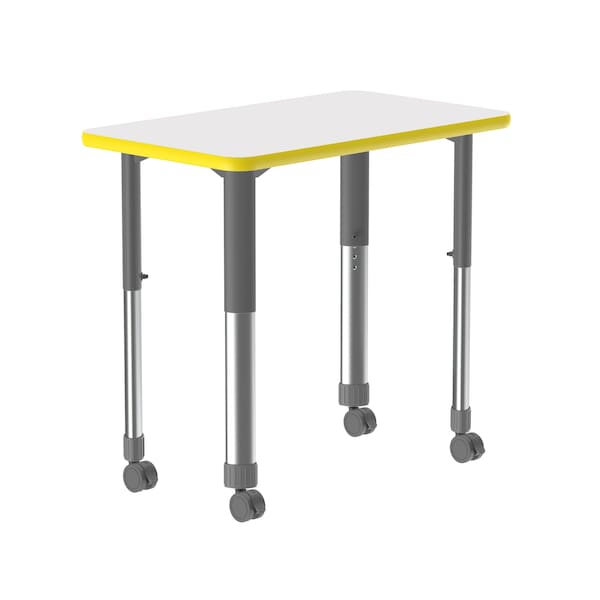 HPL Collaborative Desk - Casters - Rec